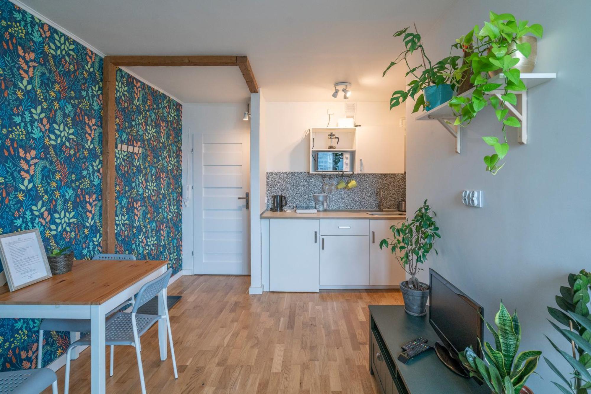 Green Studio In The City Center Of Βρότσλαβ Εξωτερικό φωτογραφία